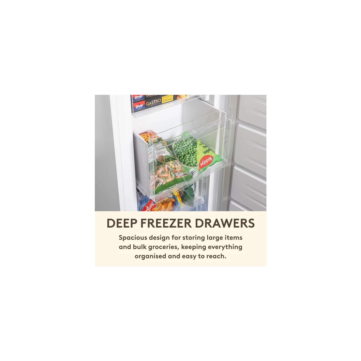 HADEN HZ204FF Tall Total No Frost Freezer full image