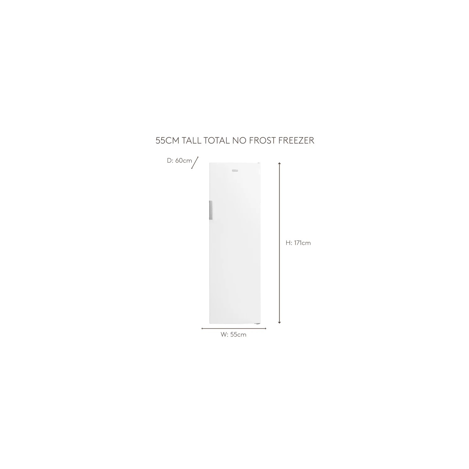 HADEN HZ204FF Tall Total No Frost Freezer full image
