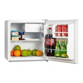 Montpellier MTTR43W Table Top Refrigerator in White - 1