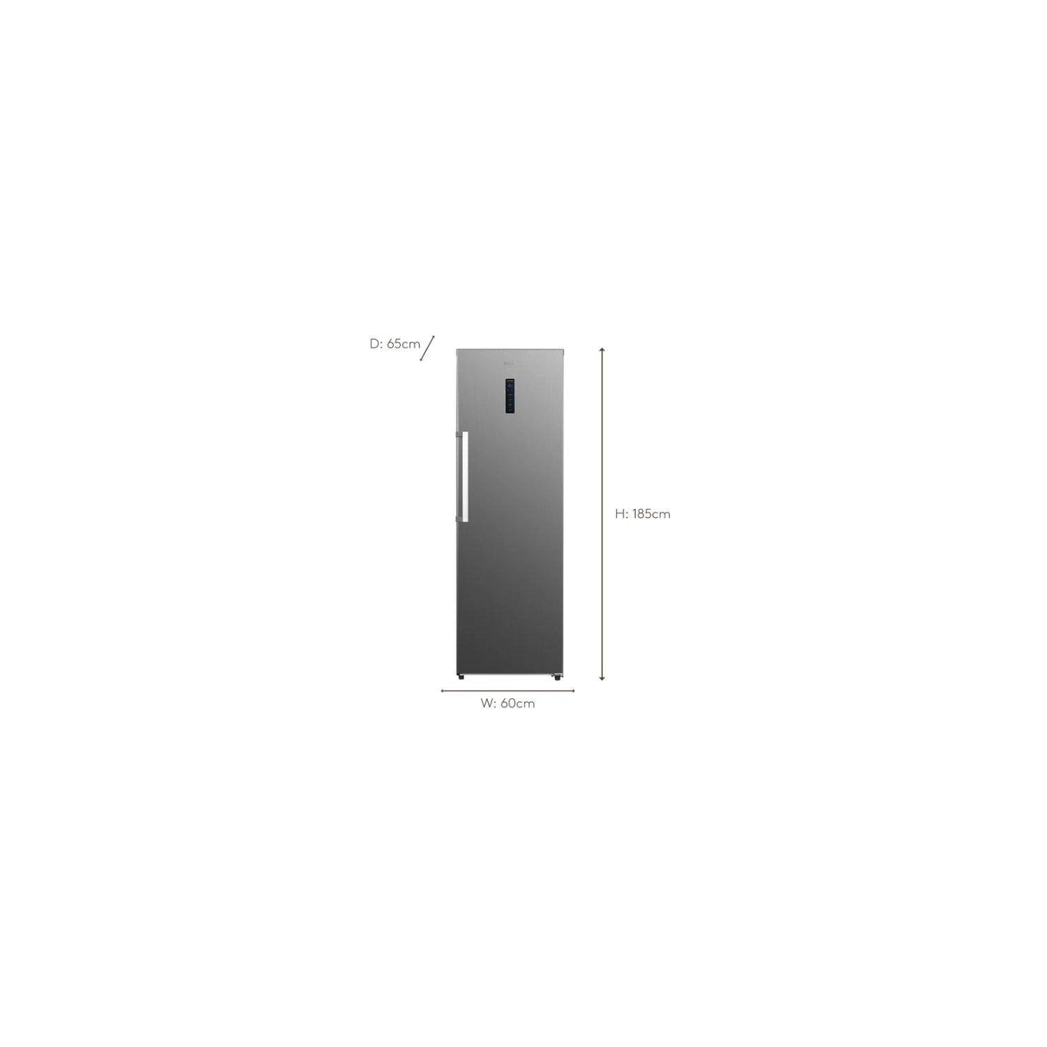 Haden HZ274IX 60cm Total No Frost Freezer Stainless full image