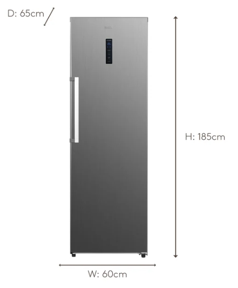 Haden HZ274IX 60cm Total No Frost Freezer Stainless thumbnail image